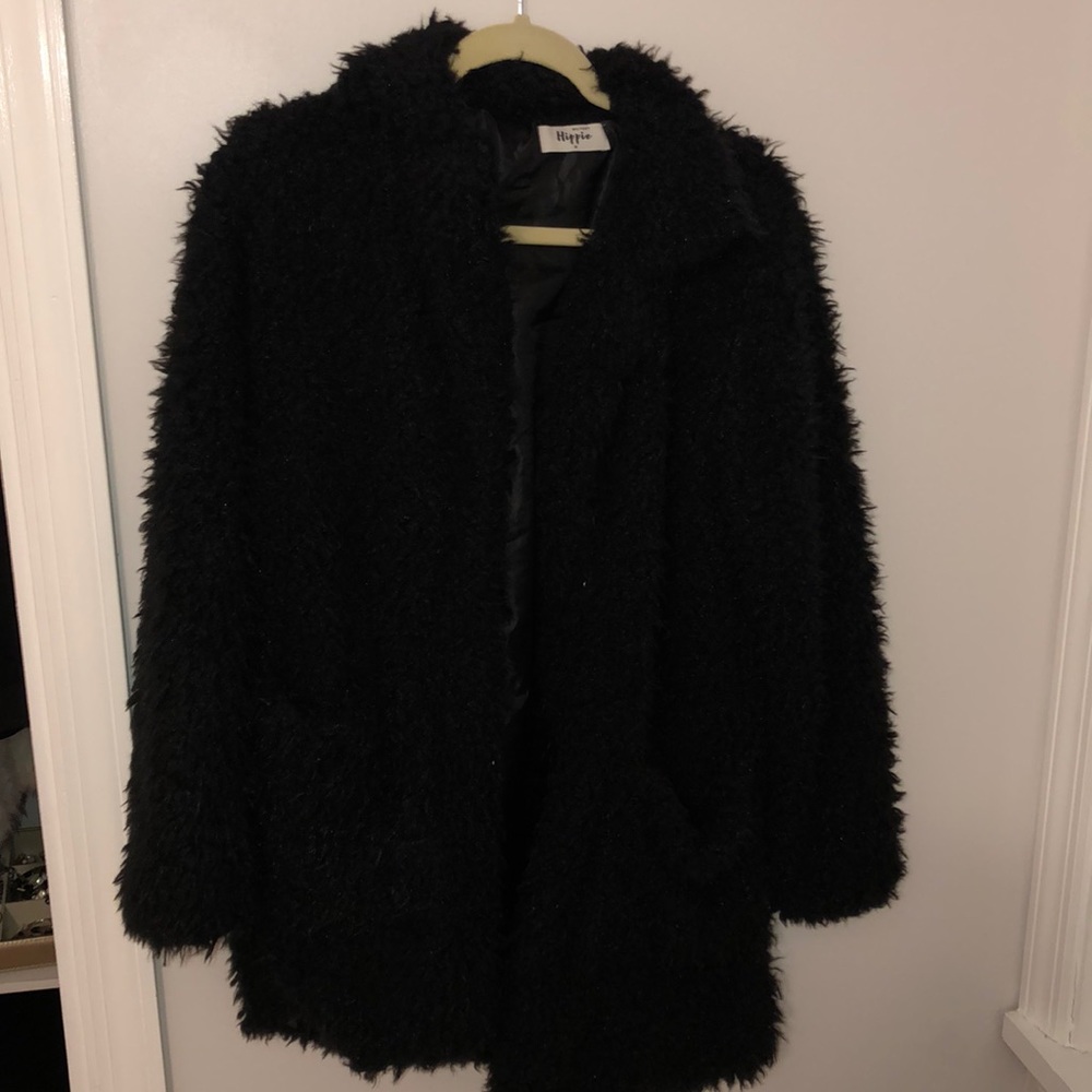 Black teddy jacket